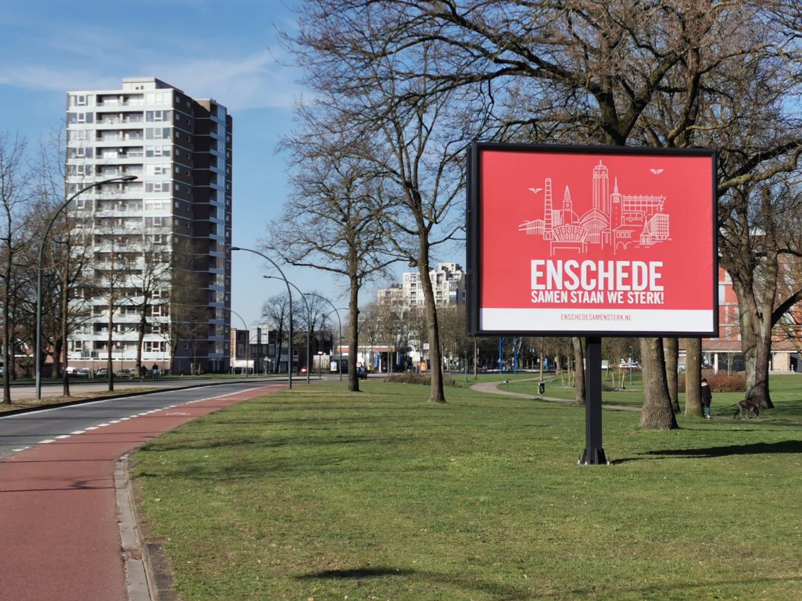 Enschede. Samen staan we Sterk