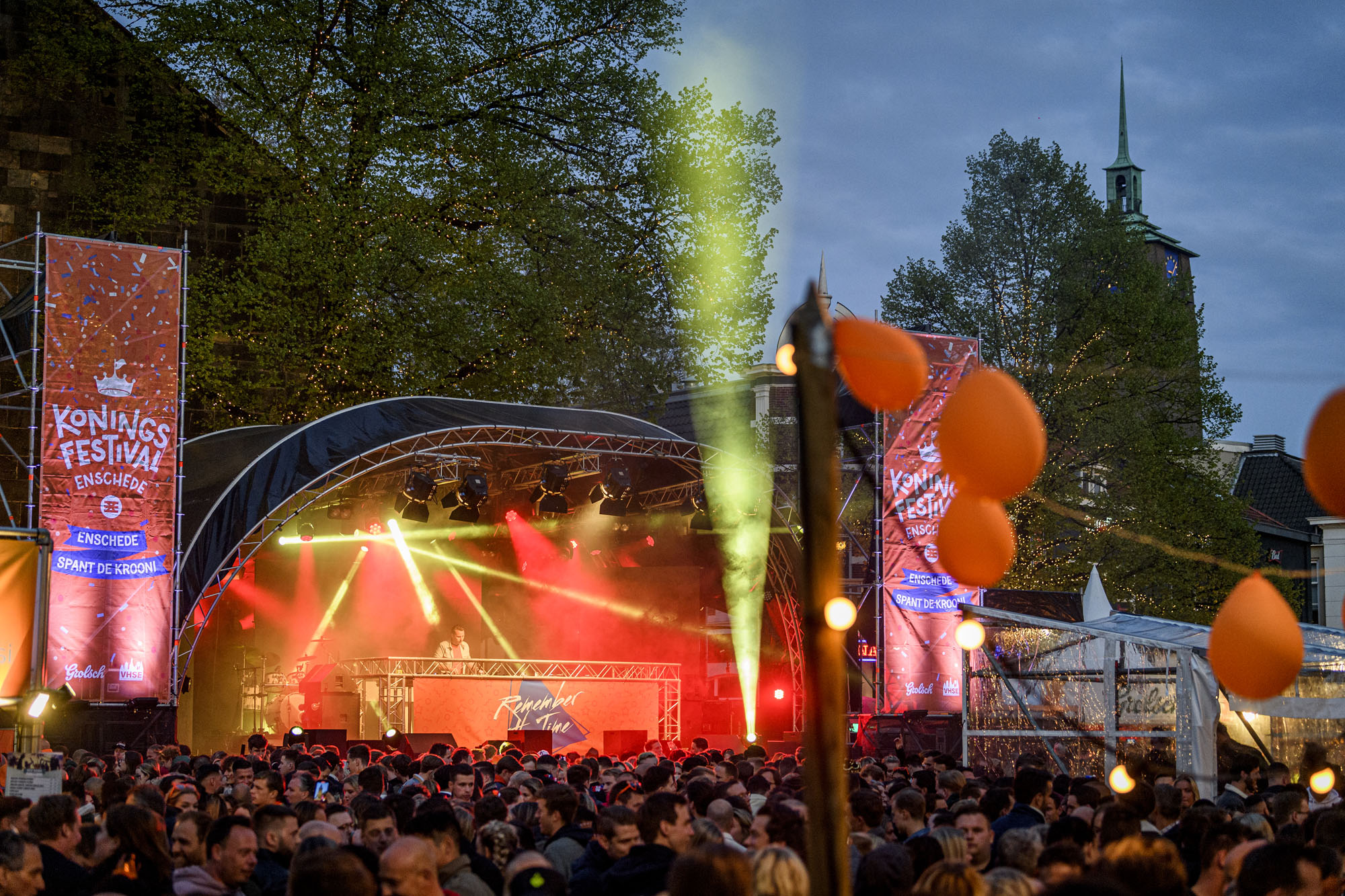 Koningsnacht Enschede 2022 Oude Markt